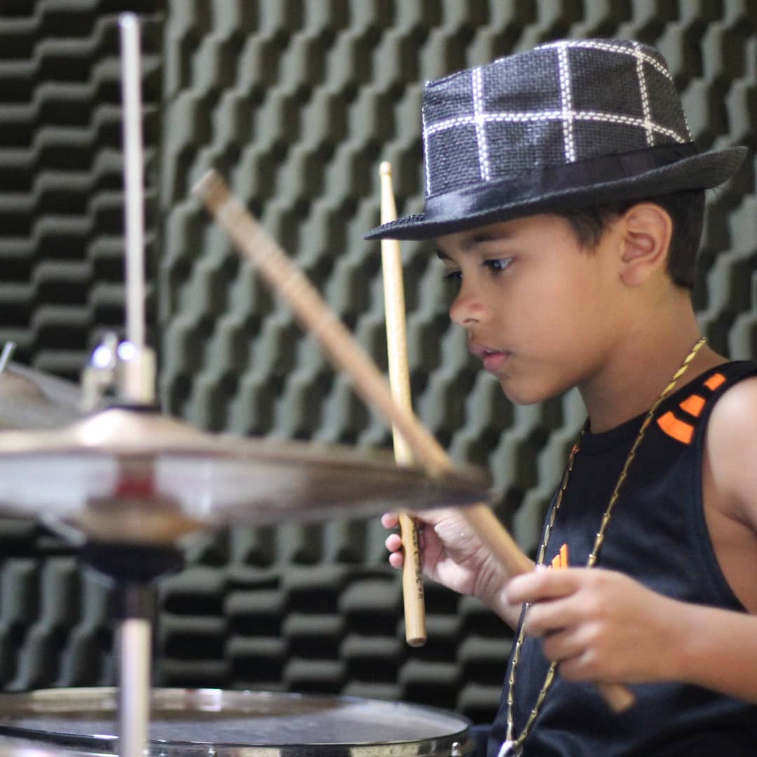Aulas de Bateria para crianças